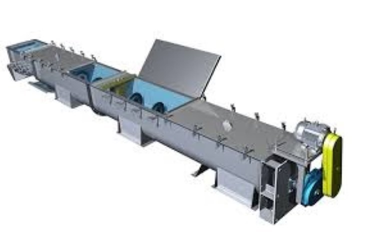 Staartechno Steel Spiral Screw Conveyor, Roller Diameter: 200, Capacity: 1tph