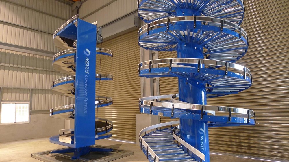 Mild Steel Spiral Roller Conveyor