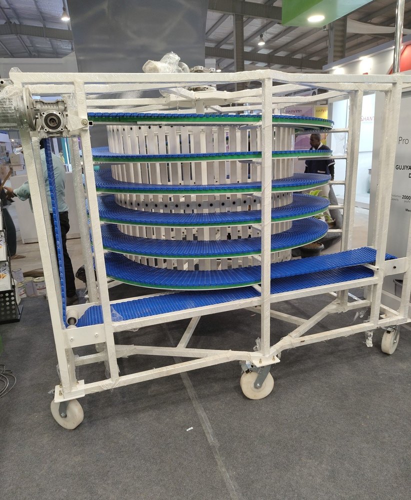 RN Steel Spiral Conveyor, Roller Diameter: 50