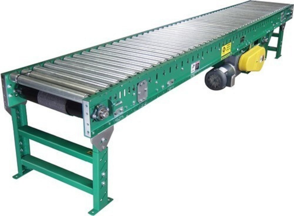 Steel Powered Roller Conveyor, Roller Diameter: Acc To Requirement, Capacity: 100kg