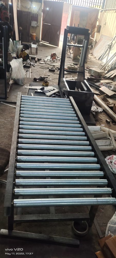 SS MS ALUMINIUM Powered Roller Conveyor