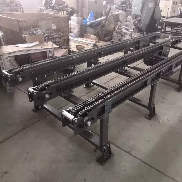 HK Steel Pallet Conveyor, Roller Diameter: 40, Capacity: 200 - 250 Kg Per Meter