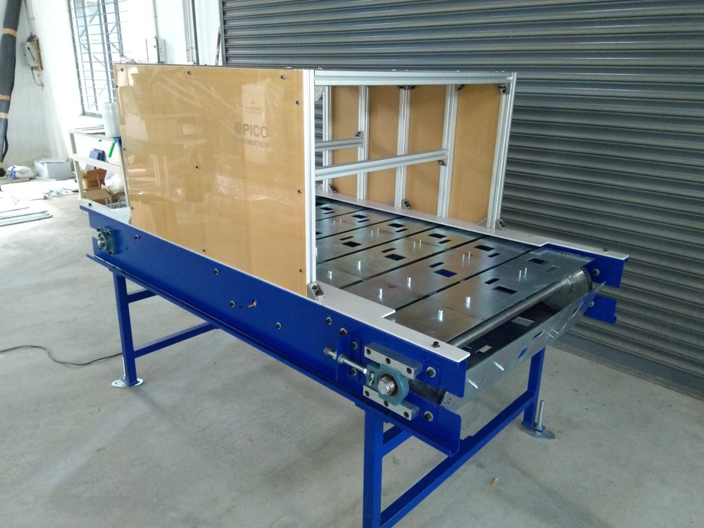 Motor Mild Steel Pallet Conveyor System