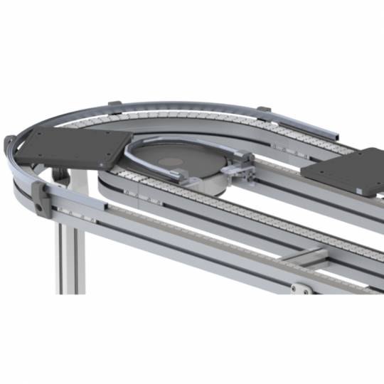 HV Engineering 10 Feet Twin Track Pallet Conveyors, Capacity: 100 Kg Per Feet