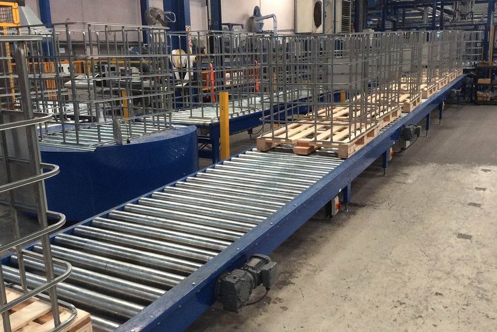 VCI 105 kg/ft Pallet Chain Conveyor