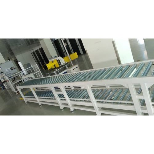 PM Technologies Steel Pallet Conveyor, Capacity: Max 1 Ton