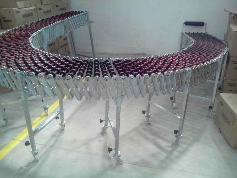 Flexible Expandable Gravity Skate Wheel Conveyors