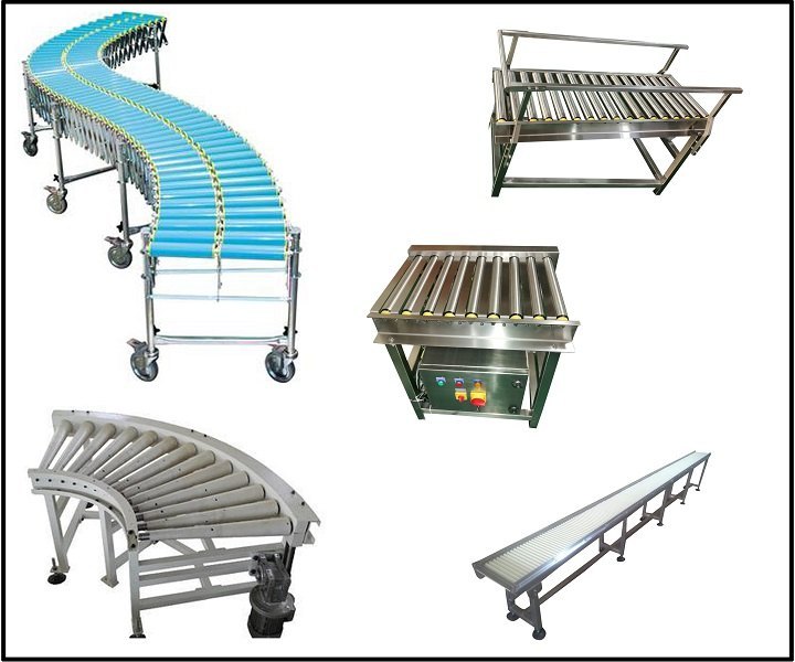 Steel Flexible Roller / Skate Wheel Conveyor