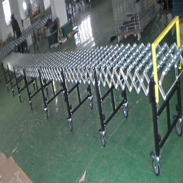 Steel Expandable Flexible Gravity Skate Wheel Conveyor