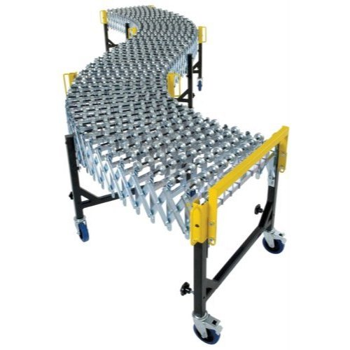 20 Ft SS Skate Wheel Conveyor, Roller Diameter: 30 mm, Capacity: 70 kg/Ft