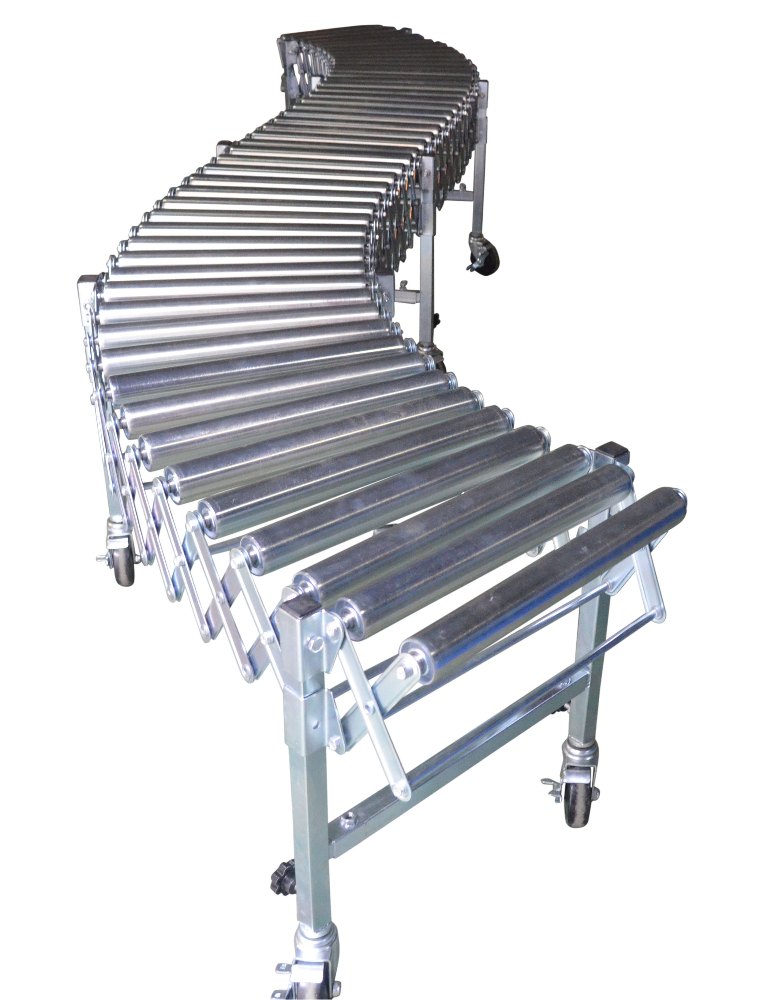 Steel POLYMERS Industrial Expandable Roller Conveyors, Roller Diameter: 50 Mm, Material Handling Capacity: 50 Kg Per Feet