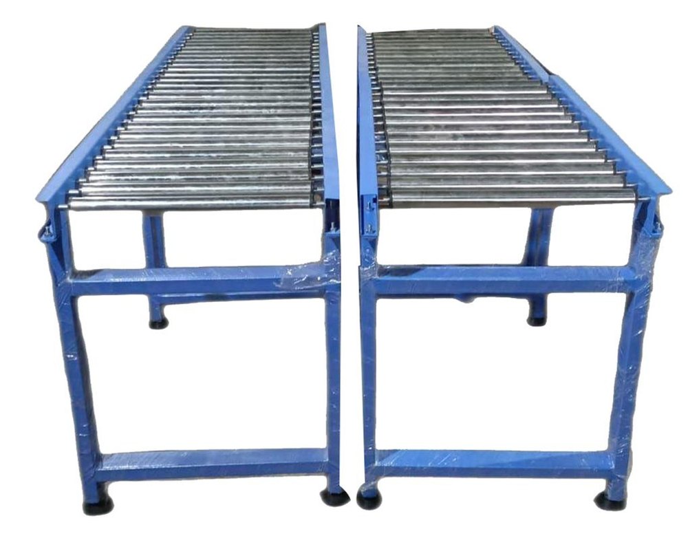 Steel 7 Feet Box Transfer Conveyor, Capacity: 12000 Box/Hr