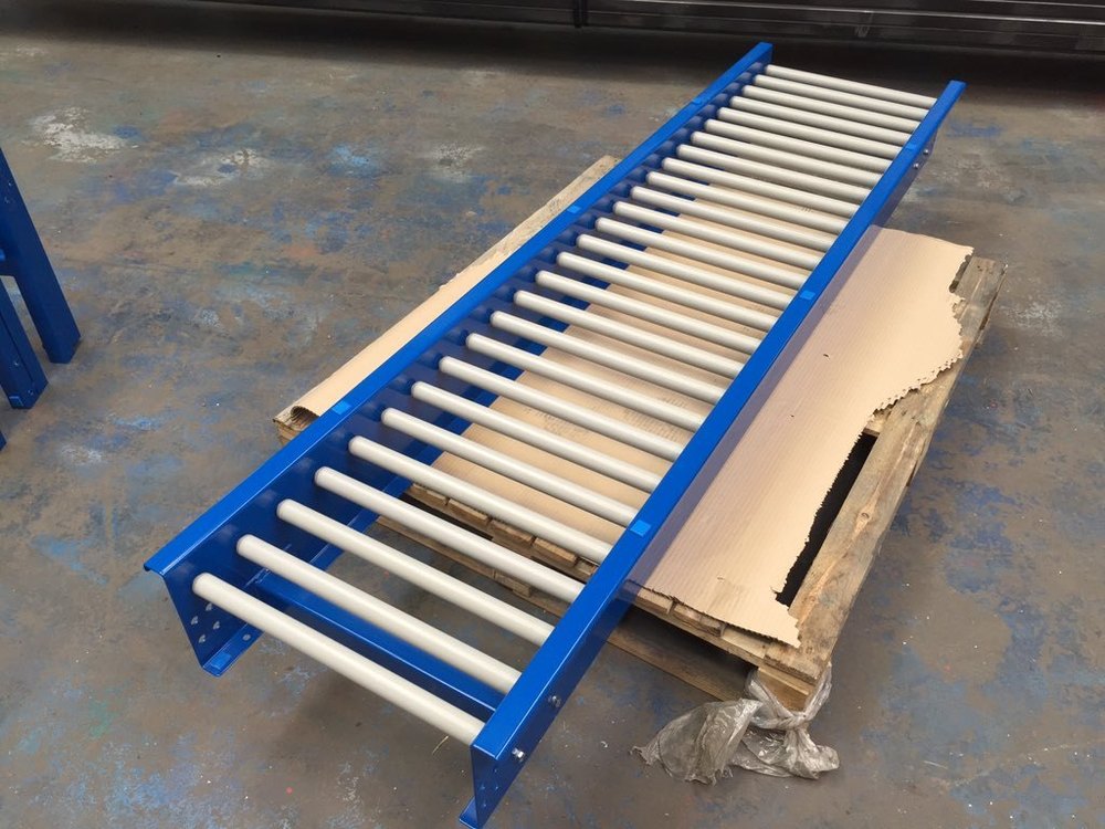 Mild steel Mini Roller Conveyor, Roller Diameter: 75mm, Capacity: 1-50 kg/Ft
