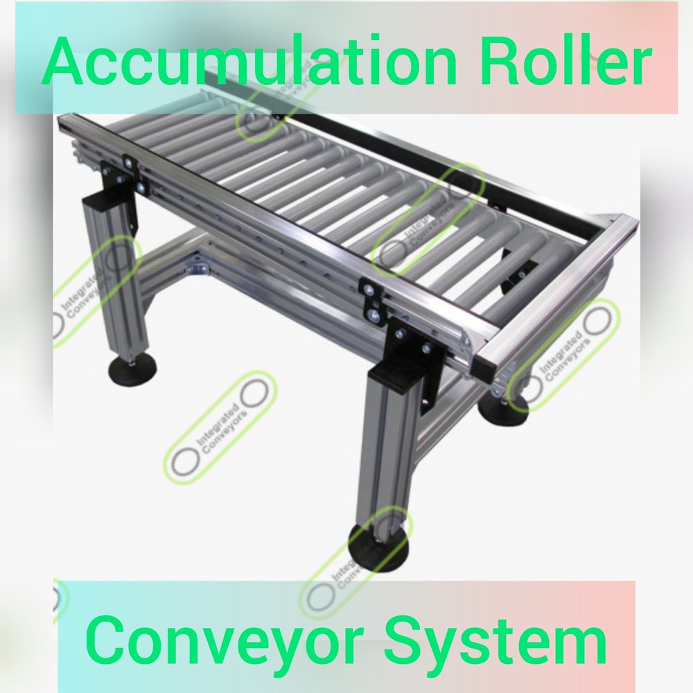 IC MS & UPVC Accumulation Roller Conveyor System, Capacity: 1-50 kg/M