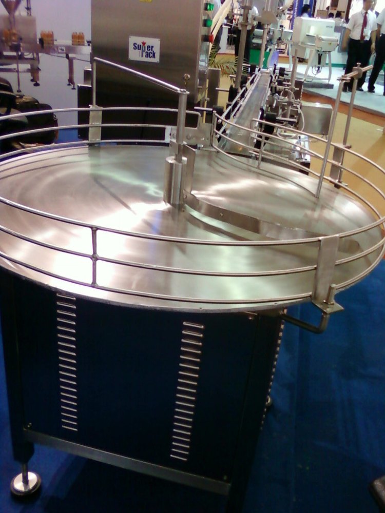 220 V Rotary Table Accumulators for Product Transfer