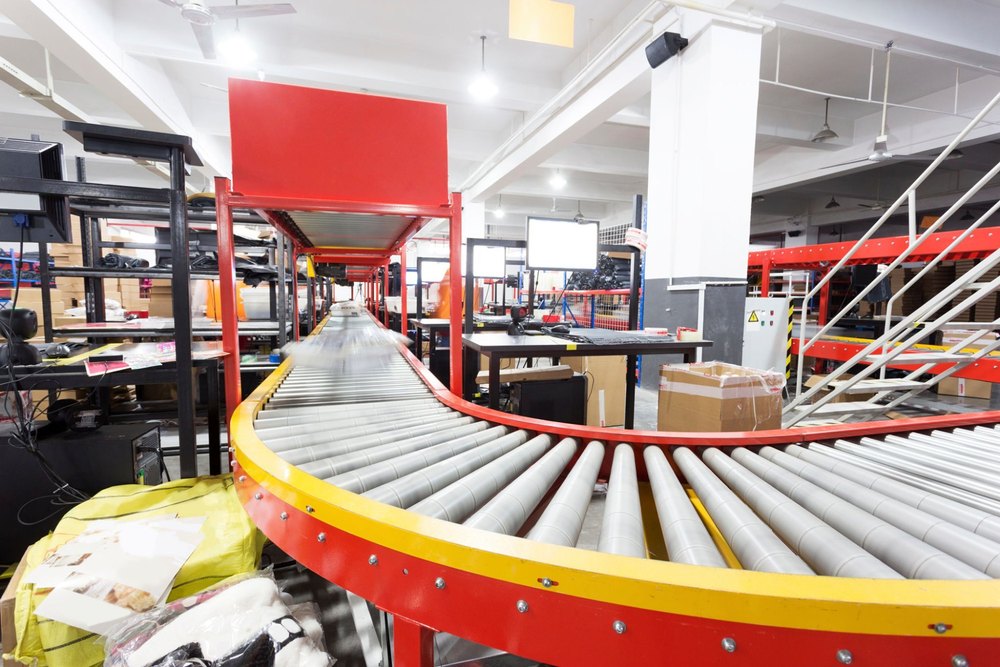 Steel 90 Degree Bend Conveyor, Roller Diameter: 50 To 75, Capacity: 20 kg Per Ft