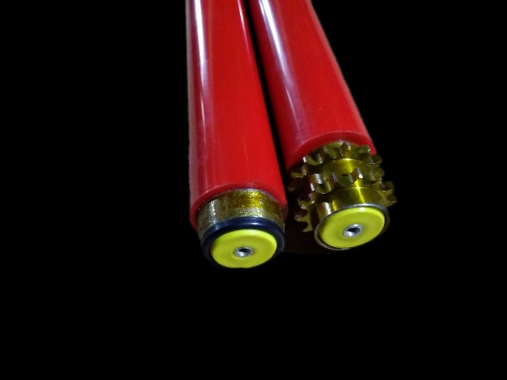 PU Coating Gravity Rollers, MS, Roller Length: 1500
