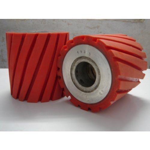 Helical Groove PU Conveyor Roller