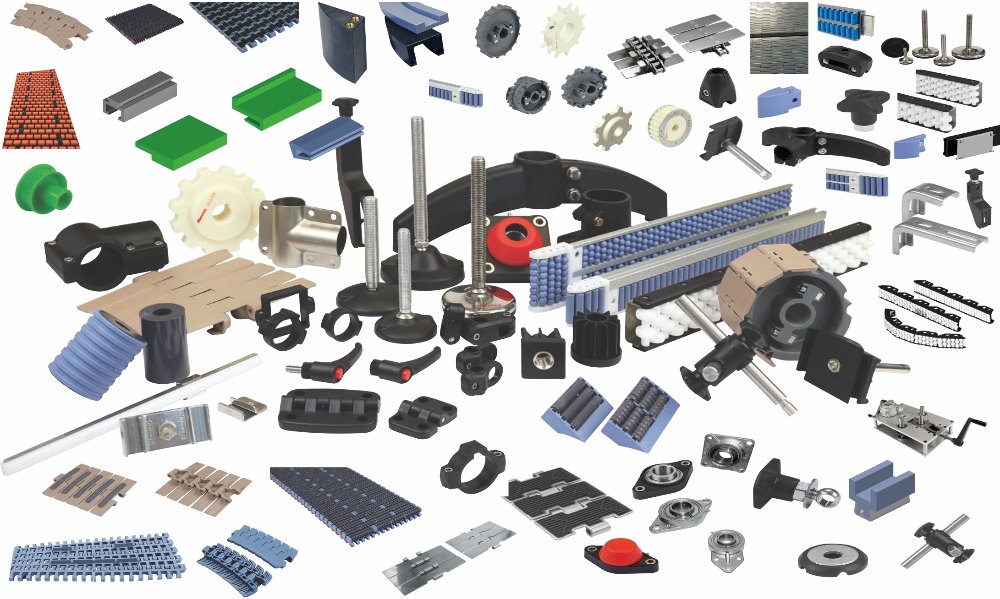 Carbon Steel, Plastic Double Sprocket Tapered Roller Conveyor Components, Thickness: 10-25 mm