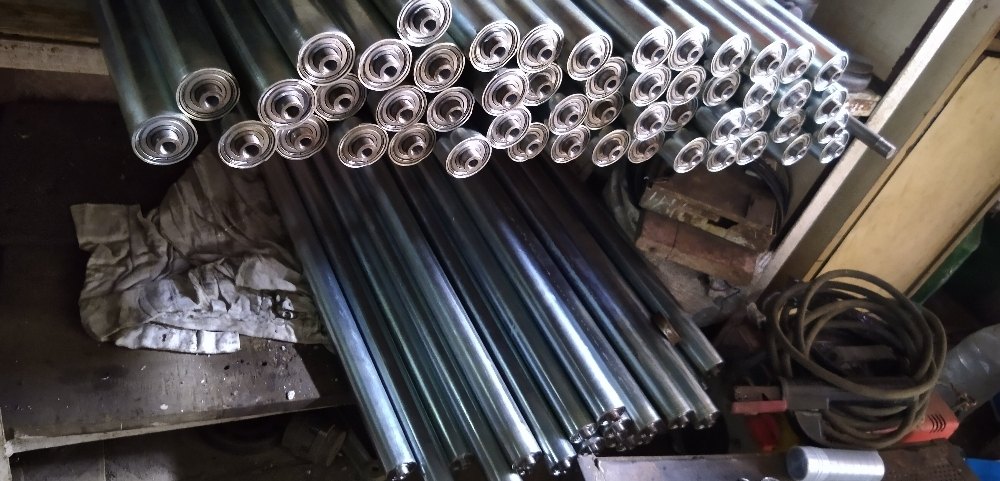 25 To 100 mm Mild Steel Conveyor Roller, Roller Length: Upto 1 M