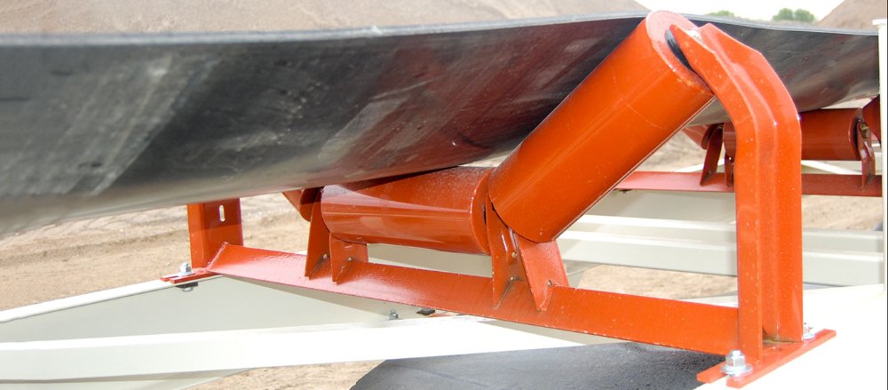 Stainless Steel Vertical Conveyors Idlers Conveyor, Roller Diameter: 165 mm