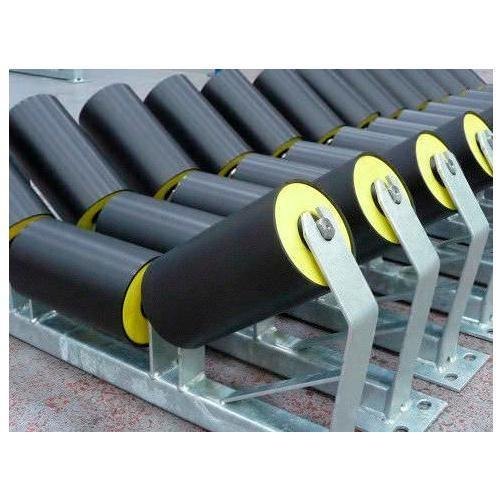 Blue Mild Steel Conveyor Idler Rollers