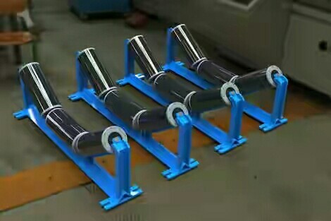 Idler Rollers with Stand, Roller Length: 215MM, Roller Diameter: 89MM