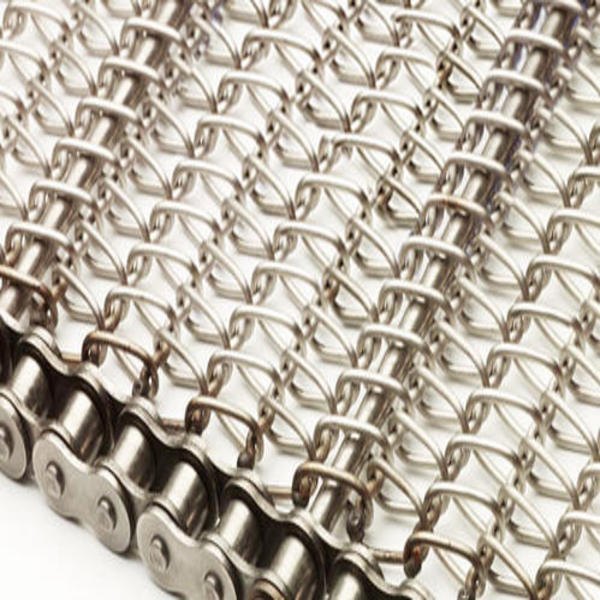 SS Wire Mesh Conveyor Belt, Thickness: 10 mm