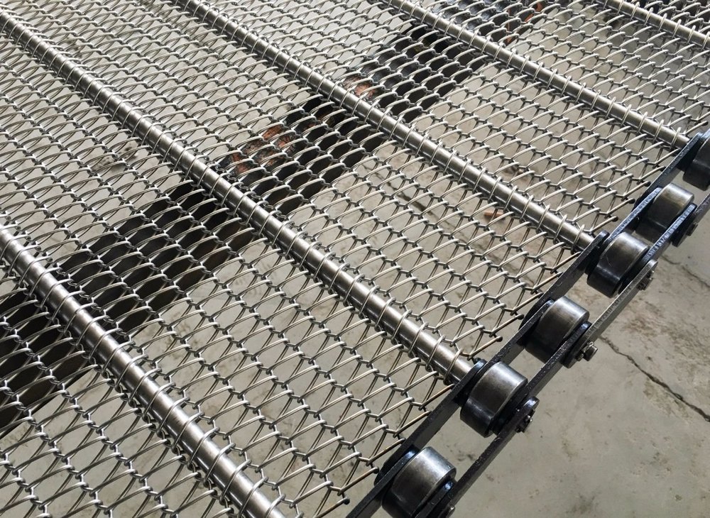 MS Wire Mesh Conveyor Belt