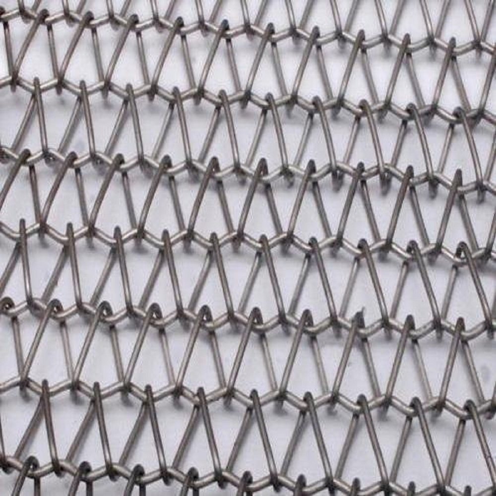 Stainless Steel Balanced Weave Belt, Thickness: 5 MM