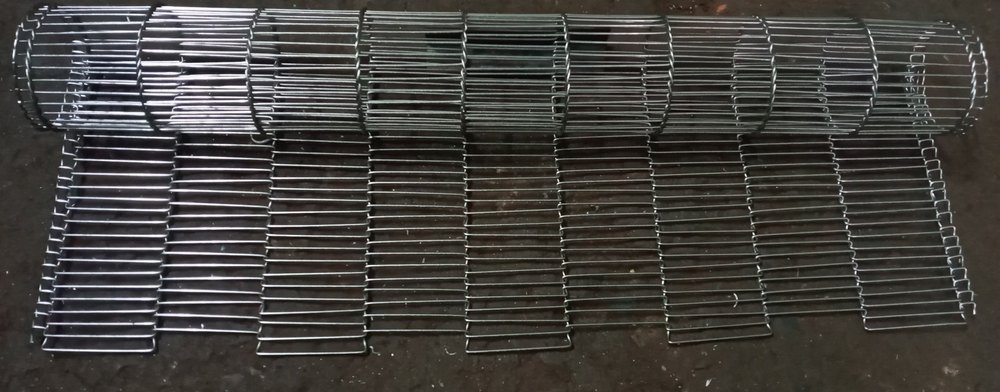 Stainless Steel 304 SS Enrober Conveyor Belt, Belt Thickness: 2 - 5 MM