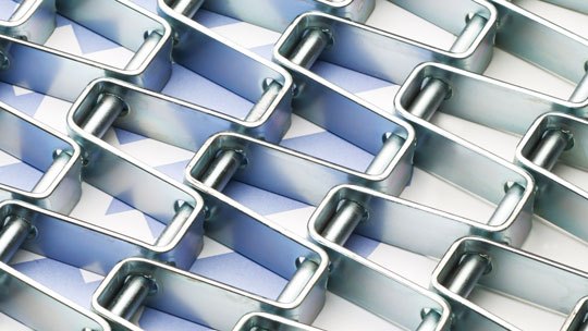 Stainless Steel Honeycomb Conveyor Belts, Thickness: 5 Mm