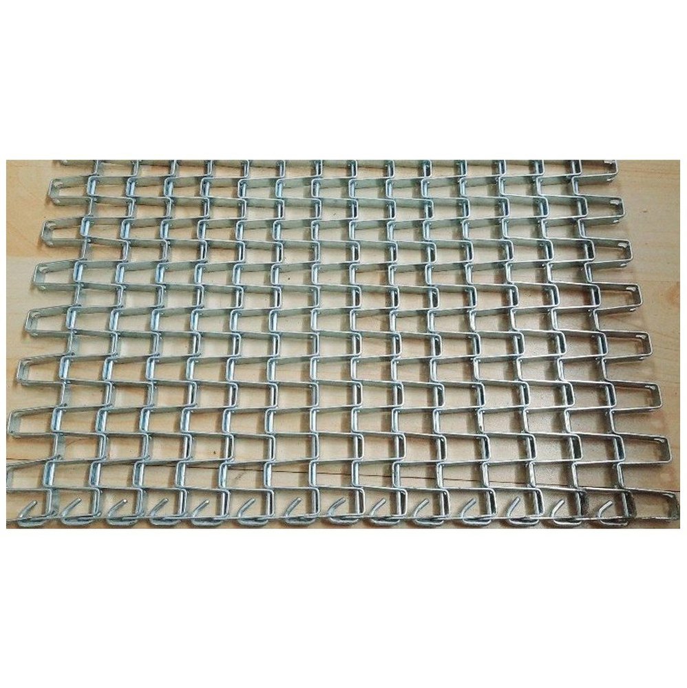 Stainless Steel Honycomb conveyor belt, For Industrial, 8-14 Gauge Wire