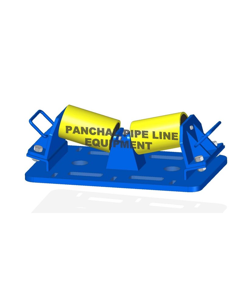 150 EN8 Pipe Support Rollers, Roller Length: 400