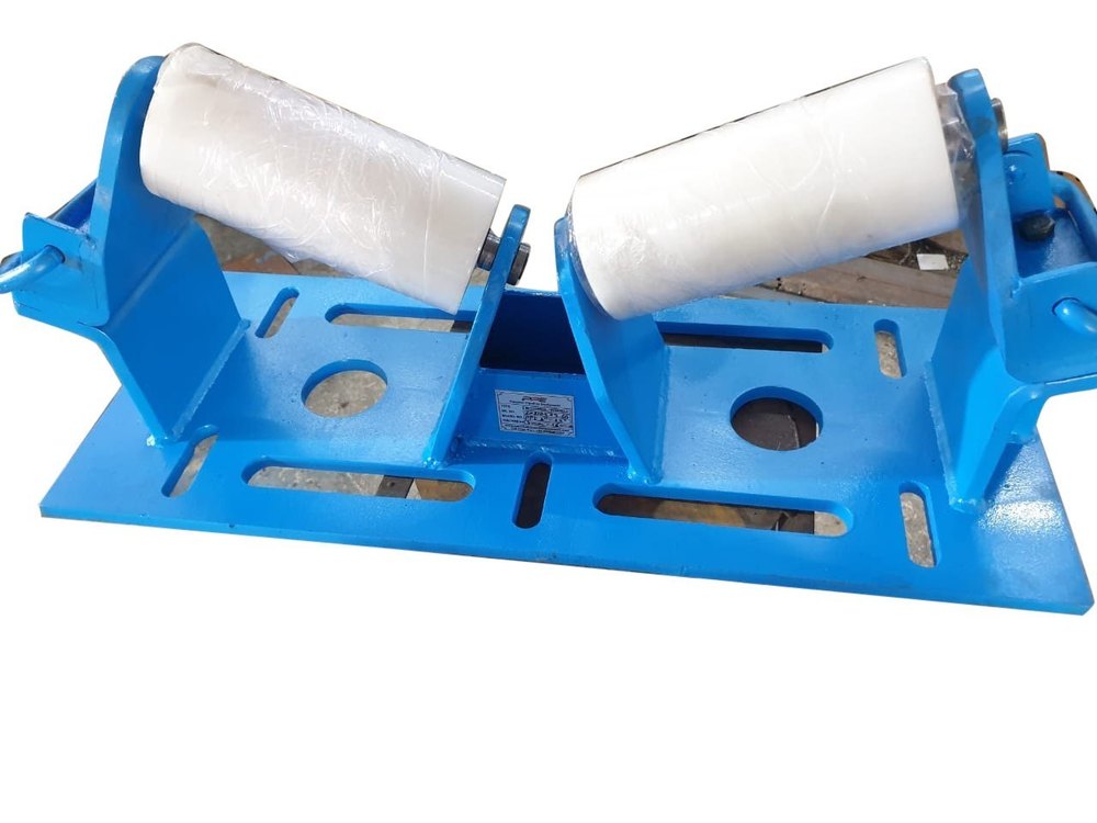 40 Inch Mild Steel Pipe Support Roller, Roller Length: 2 M