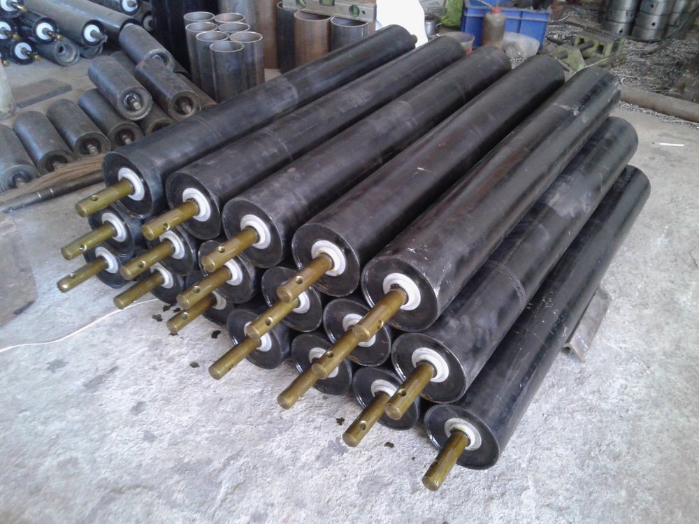 350 Mm Ss Conveyor Return Roller, Roller Length: 1 Metre