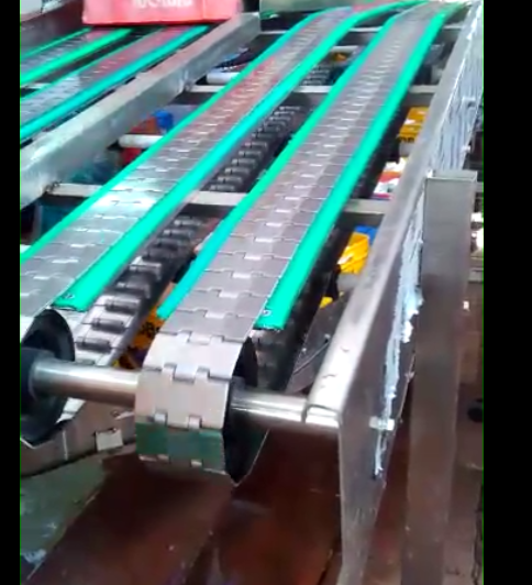 Stainless Steel Slat Chain Conveyor
