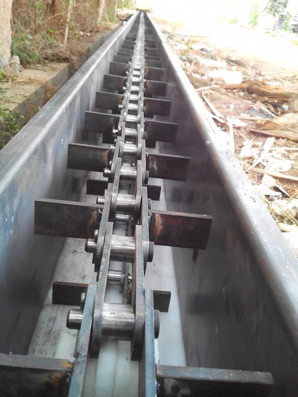 Udhayam Stainless Steel Drag Chain Conveyor Machine, Material Handling Capacity: 100-150 Kg Per Feet, Capacity: 40tons Per Hr