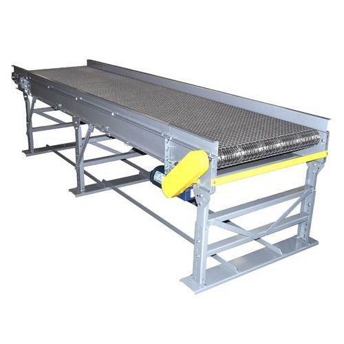 ARR Stainless Steel Wiremesh Conveyor, Material Handling Capacity: Upto 50 kg per feet