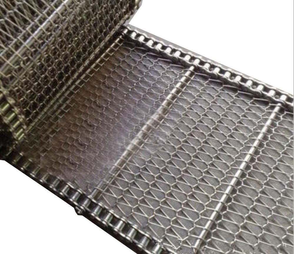 Stainless Steel Wire Mesh Chain., Material Handling Capacity: 150kg Per feet
