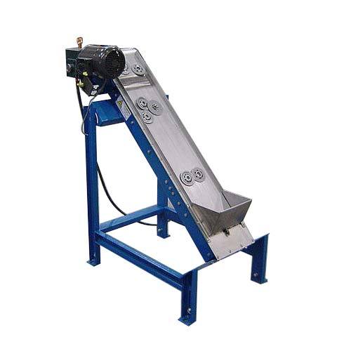 Stainless Steel Chain Magnetic Chip Conveyor, Capacity: 75 kg/Feet