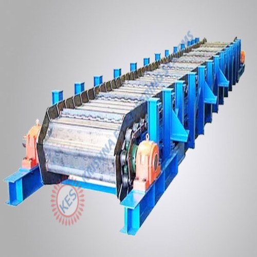 KES Mild Steel Apron Chain Conveyor, Material Handling Capacity: 200-300kg per feet, Capacity: 5TPH