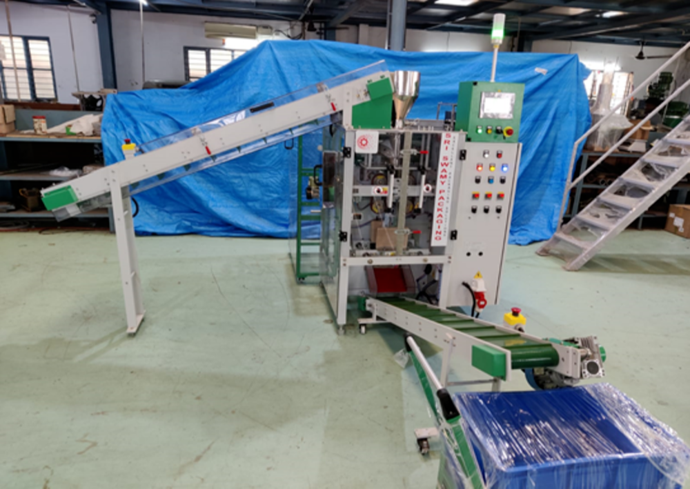 Vertical Conveyors Stainless Steel Indexing Conveyor VFFS Machine, Material Handling Capacity: 150 kg per feet