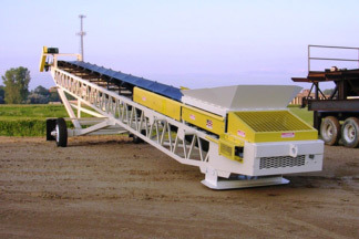 Plastic Aggregate Feeding Belt Conveyors