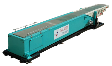 Darshini Mild Steel 40 Feet Telescopic Belt Conveyor