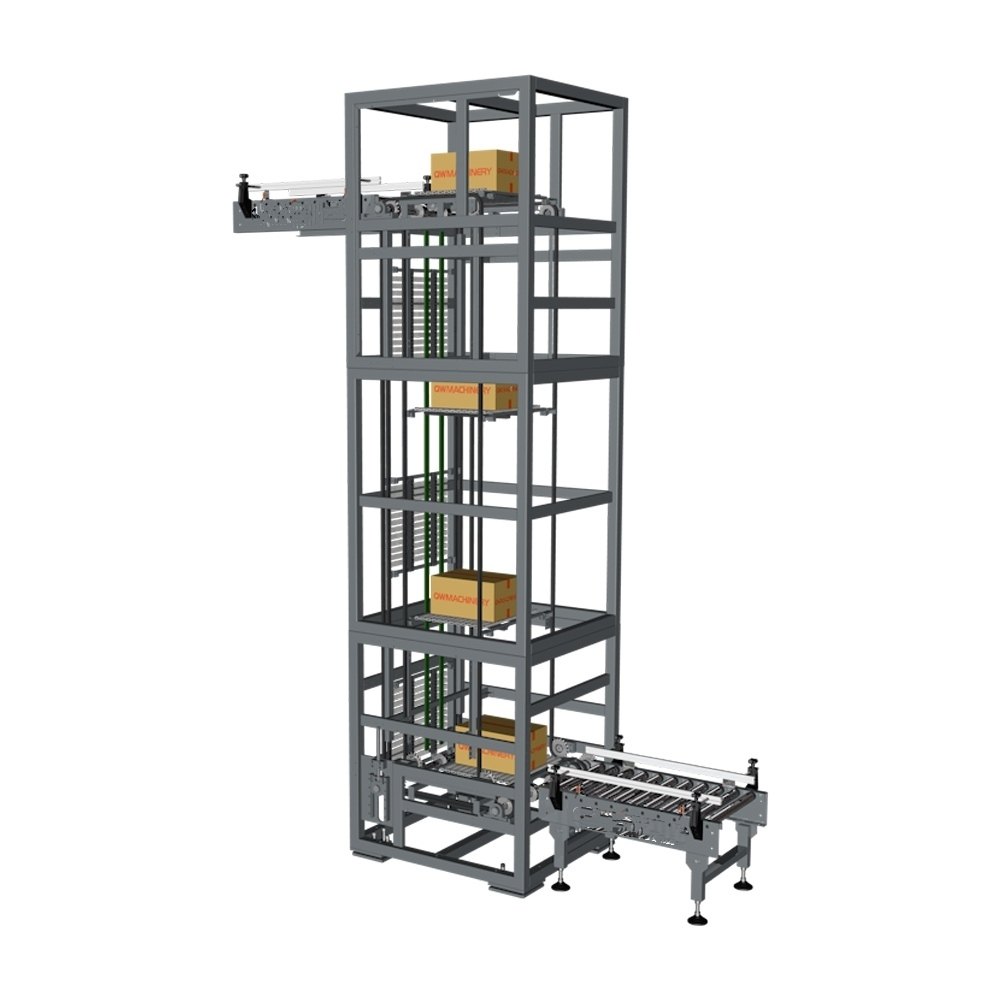Mild Steel MS Vertical Conveyor, Capacity: 50 kg Per Feet