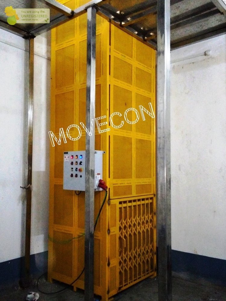 Mild Steel Vrc-tow Post Vertical Reciprocating Conveyors-VRC, Max Capacity: 1-3, Maximum Height: 15Mtrs