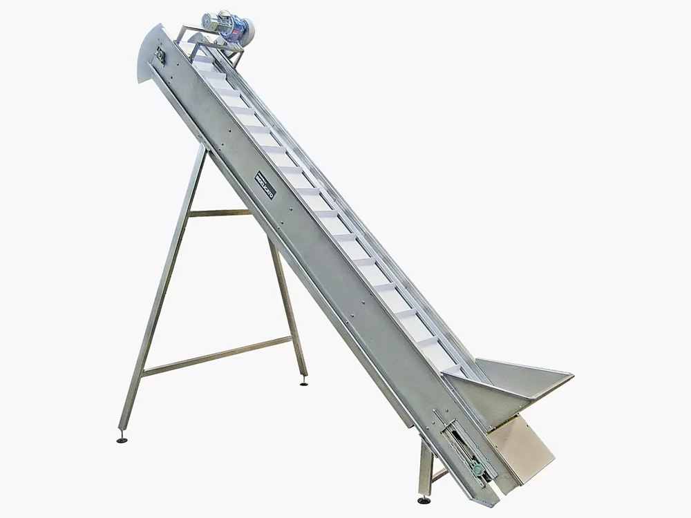 Stainless Steel Elevator Conveyor, Capacity: 50 kg Per Feet