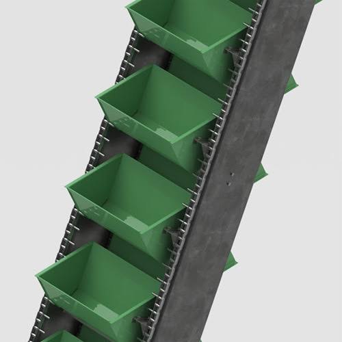 Mild Steel Bucket Elevator Conveyor