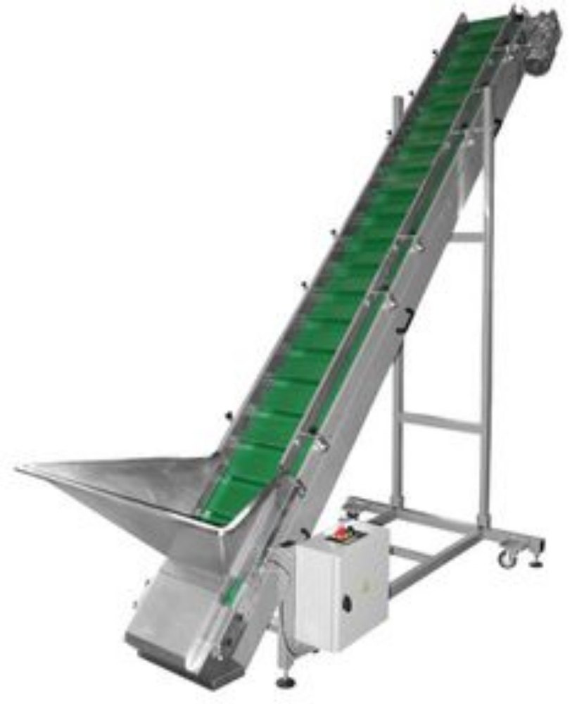 Belt Bucket Elevator Conveyor, Capacity: 100-150 kg per feet